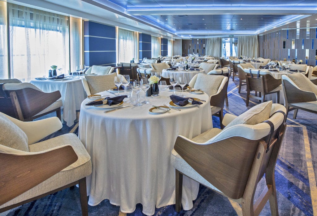 Prime 7 restaurant on Seven Seas Navigator has been entirely redecorated.