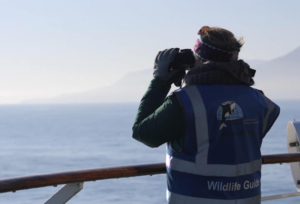 Researchers and wildlife guides were on board Silver Muse.