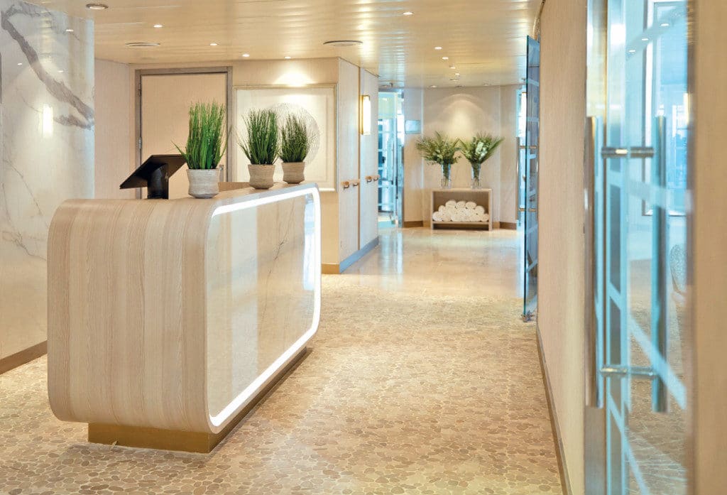 The new-look Spa on Seven Seas Navigator.