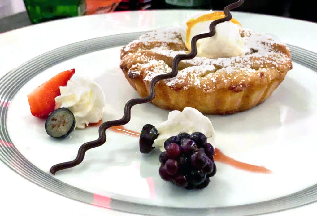Almond Tart with Mascapone Cream & Berries.