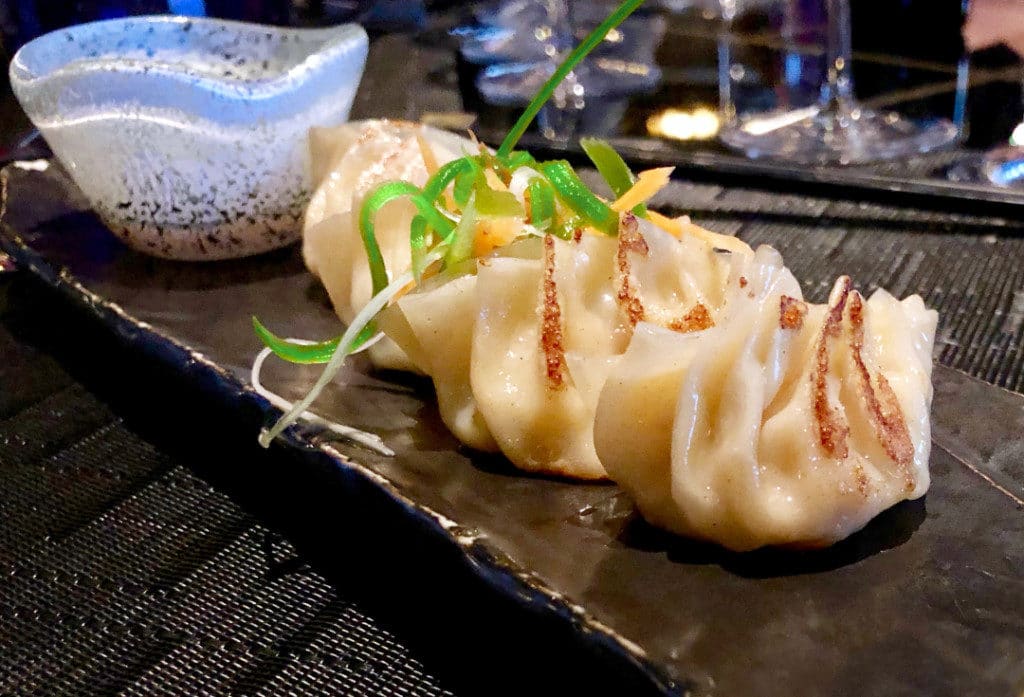 Lobster & Shrimp Gyoza.