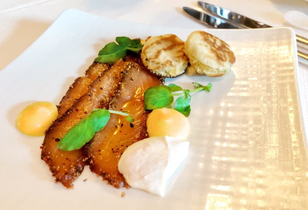 The Pinnacle Grill serves some of the best food of the Nieuw Statendam restaurants.