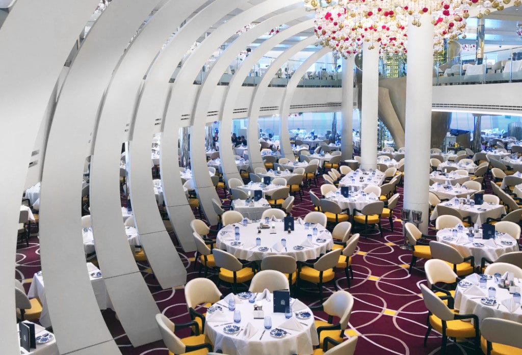 The spectacular main Dining Room on Nieuw Statendam.