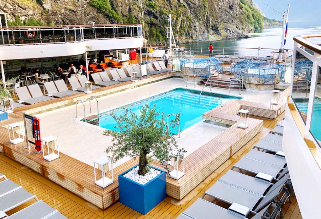 The Sea View is one of two Nieuw Statendam pools.