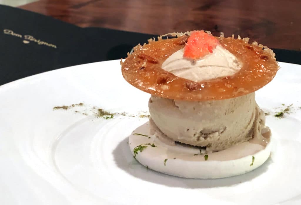 Sakura Geisha Flower Tea Ice Cream in La Reserve, one of the Oceania Riviera restaurants.