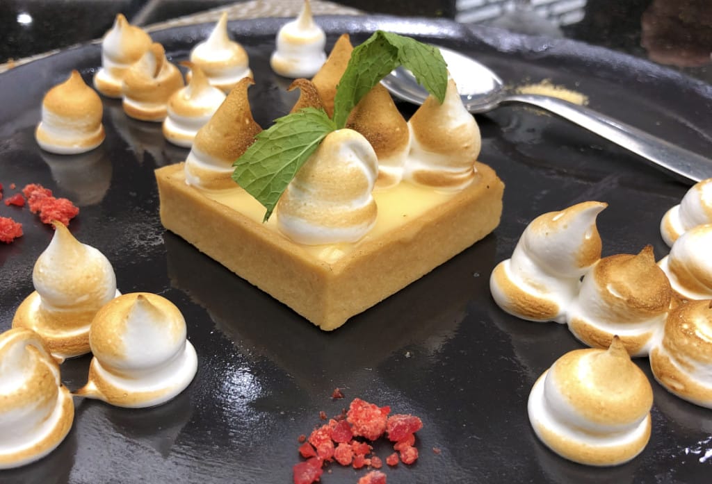 Deconstructed Lemon Meringue Pie.