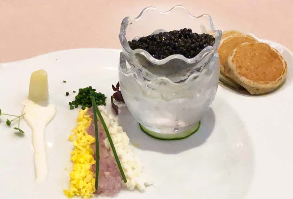 La Dame's Signature farm-raised Caviar with Condiments