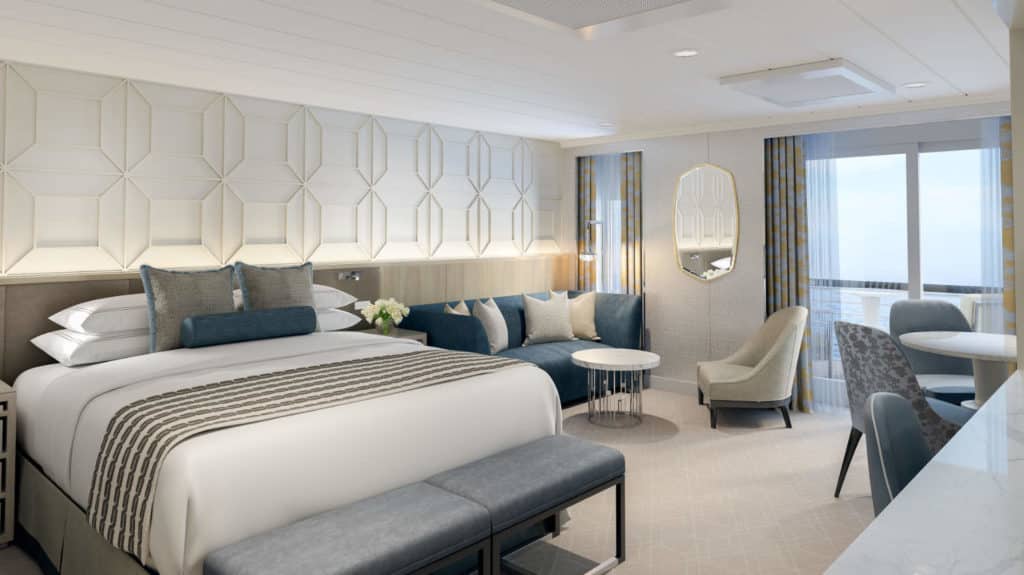 The Penthouse Suite is a haven at sea.