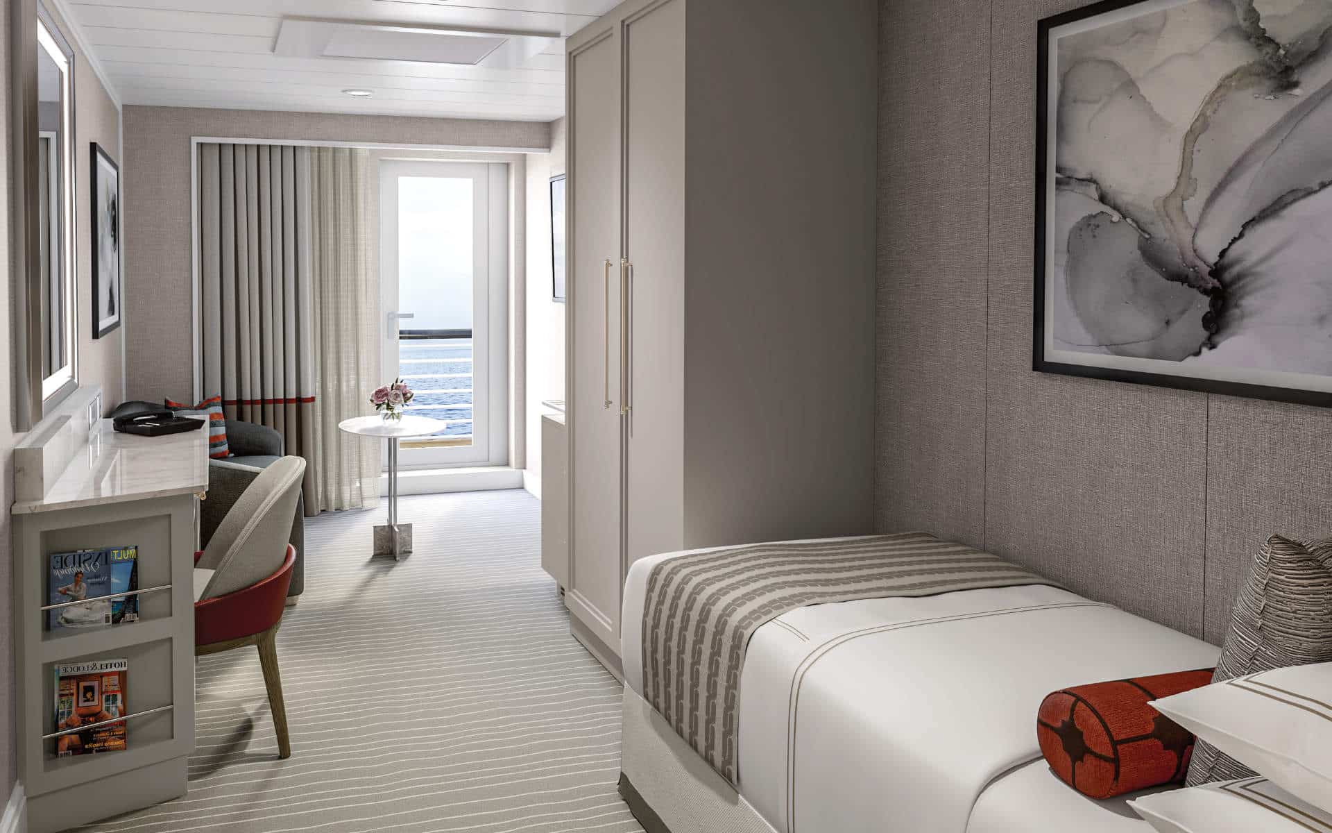 Solo staterooms on Oceania's Vista include extra benefits.