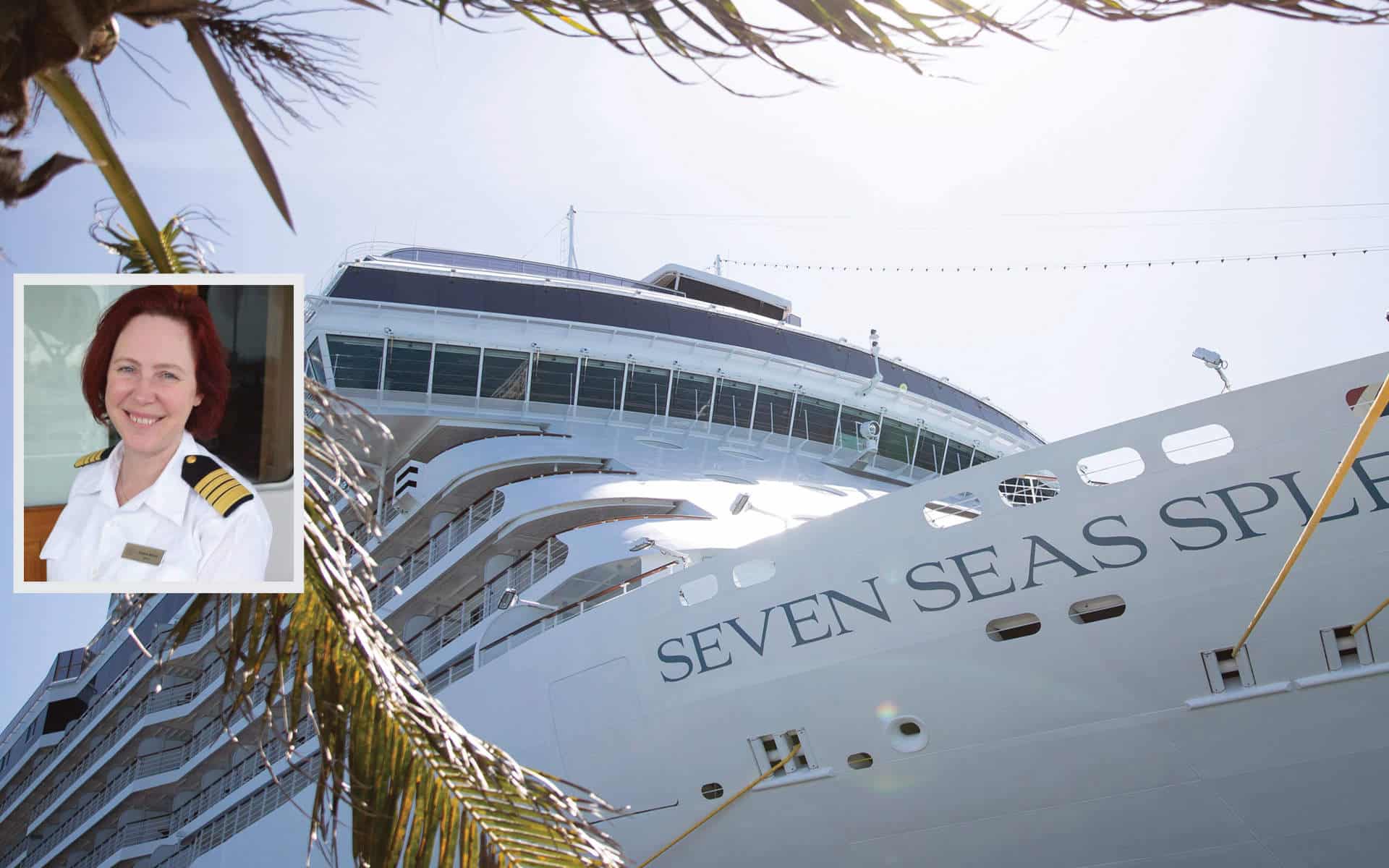 Serena Melani captains Seven Seas Splendor.