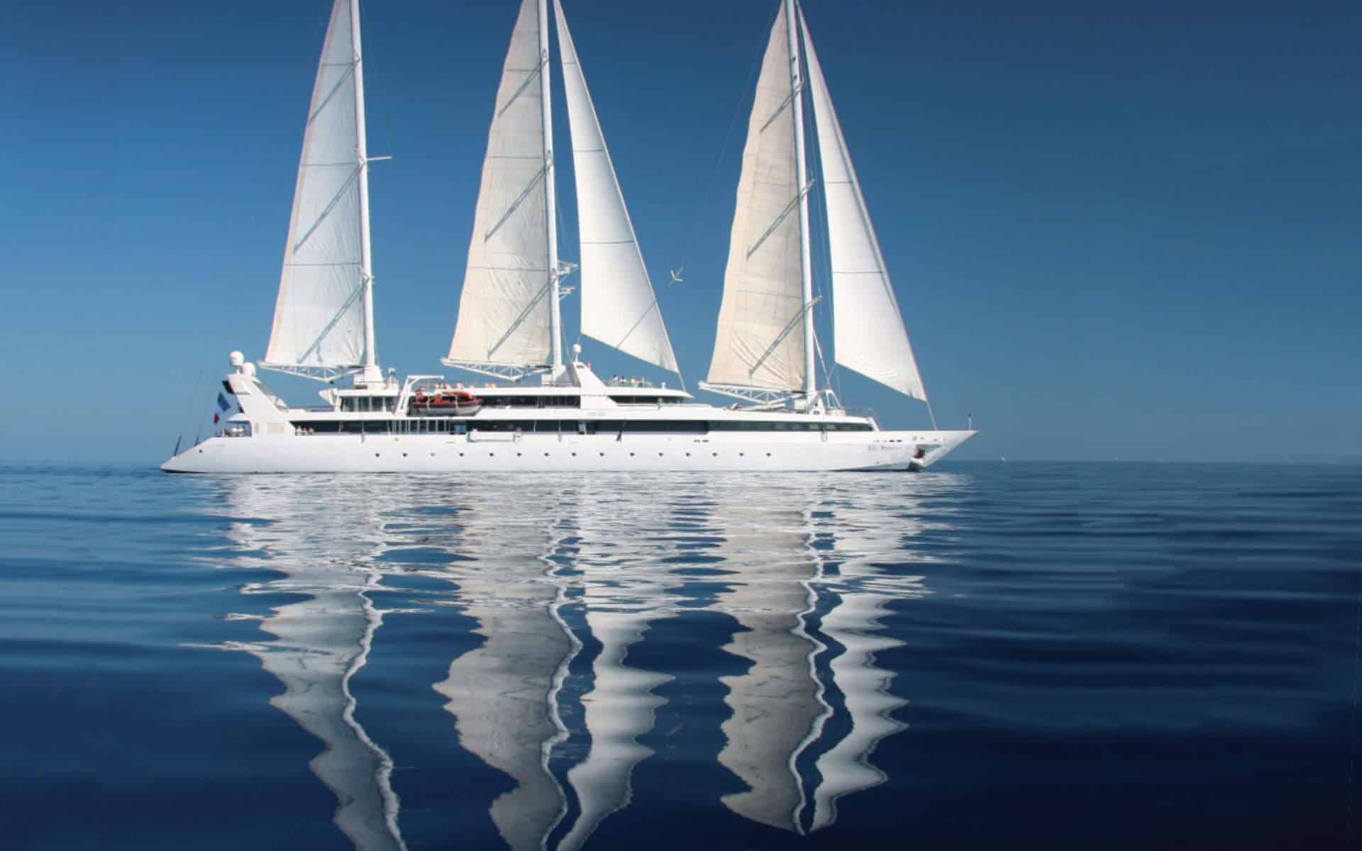 The famous Le Ponant yacht will be refurbished in 2022.