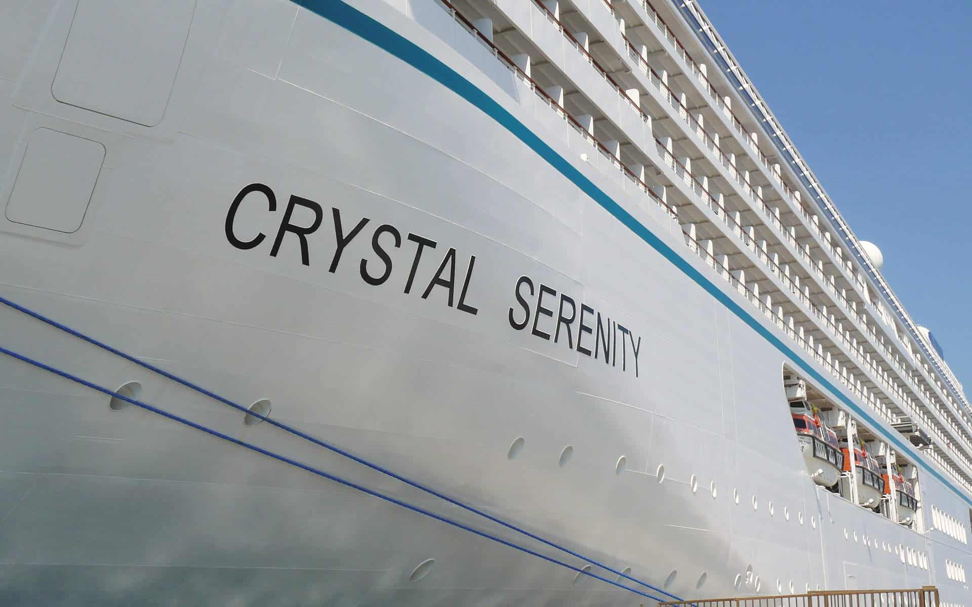 Crystal Serenity will have its operations suspended.