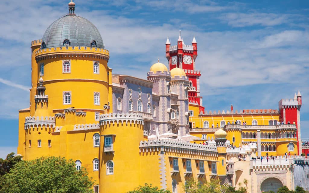 The palaces of Sintra, Portugal, a UNESCO World Heritate site.