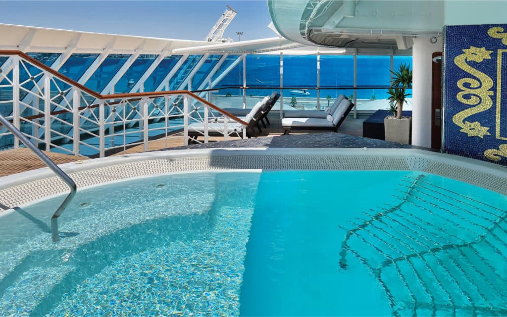 The Spa Terrace on Nautica.