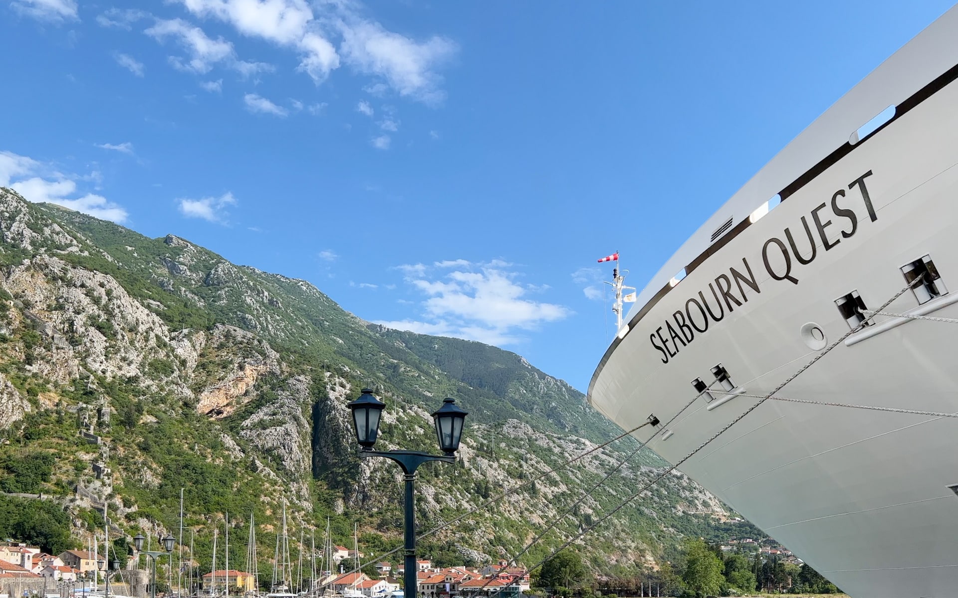 The Seabourn Quest cruise ship.