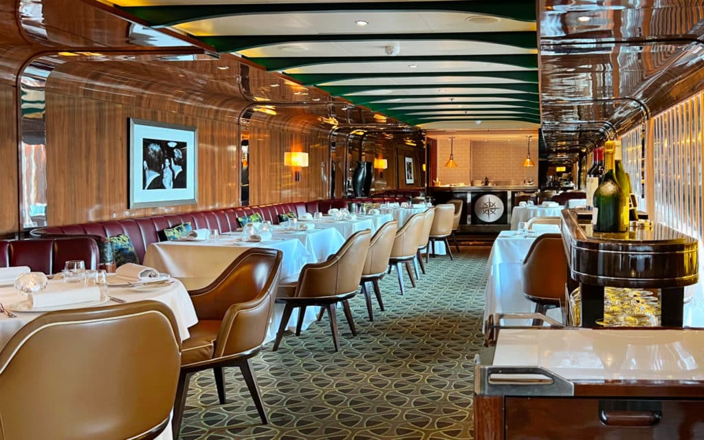 The Grill by Thomas Keller restaurant on Seabourn Quest.