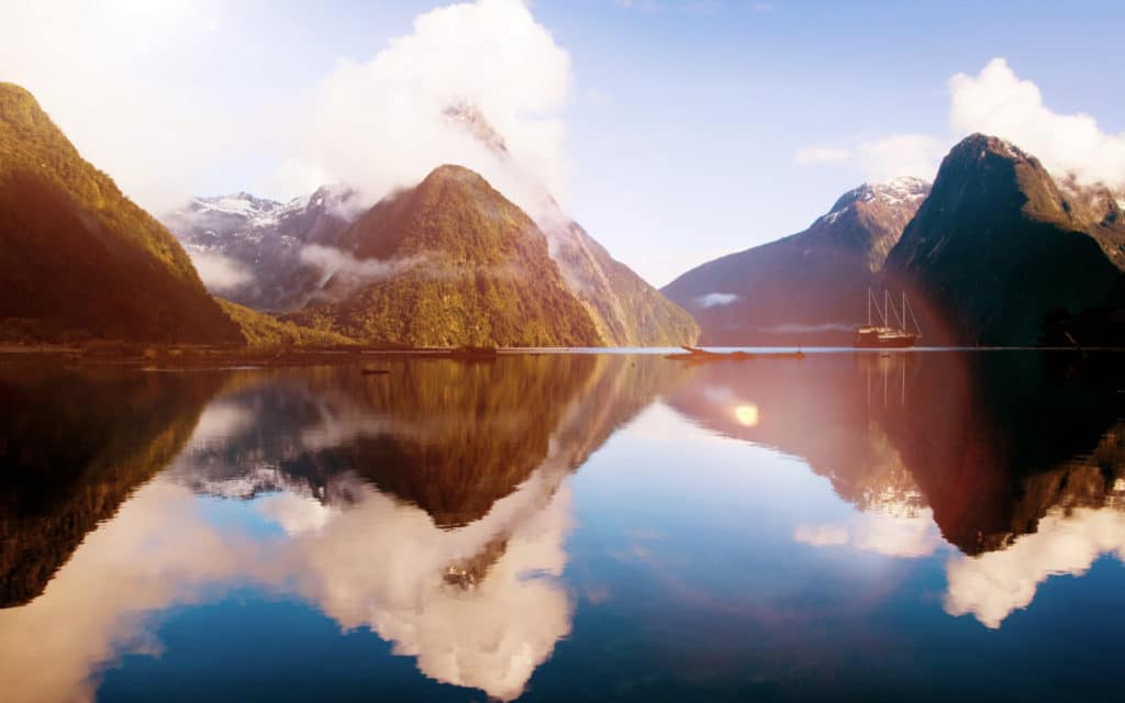 Milford Sound, New Zealand.