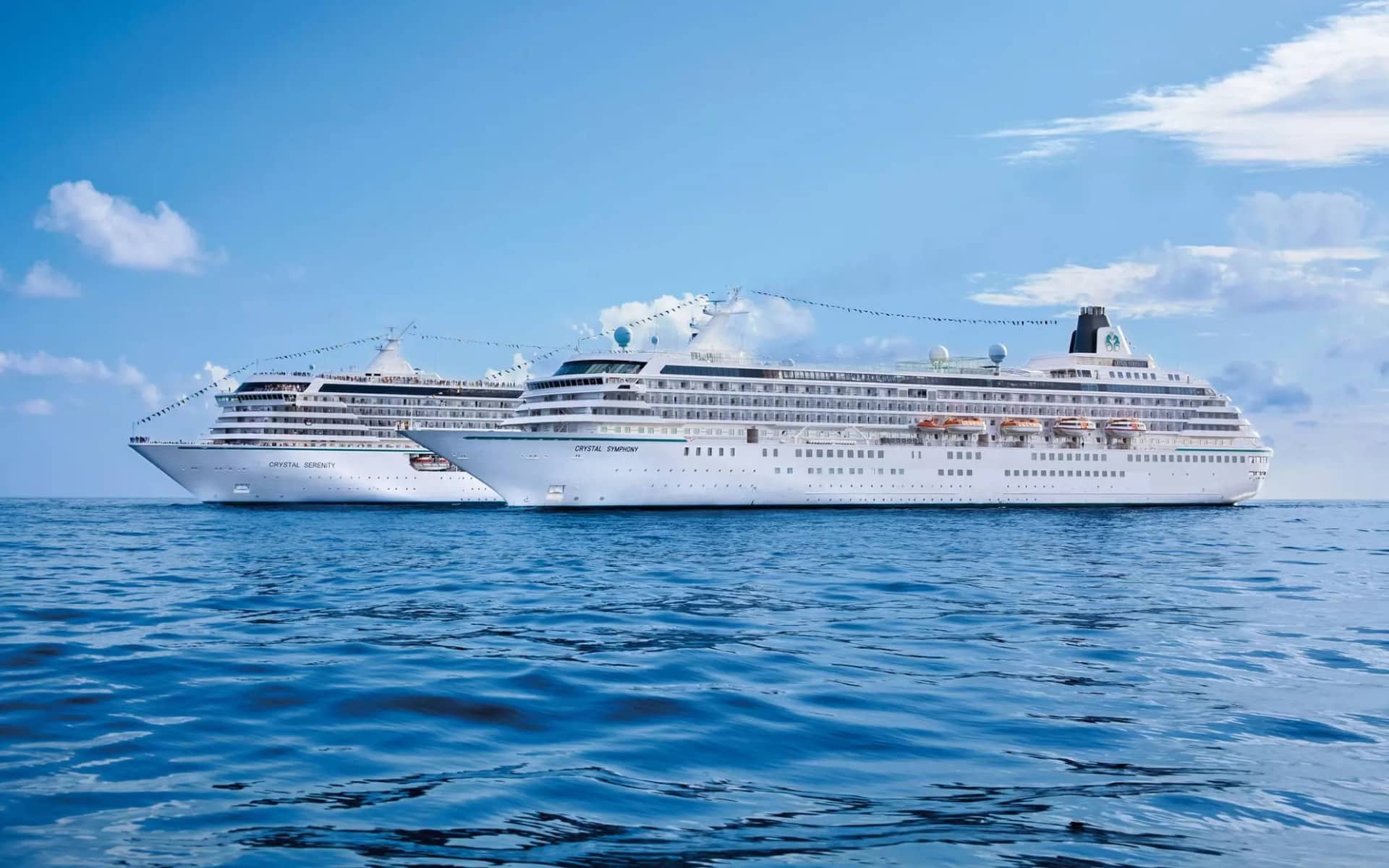 Crystal Cruises Open Deposits program launched with Crystal Serenity and Crystal Symphony.