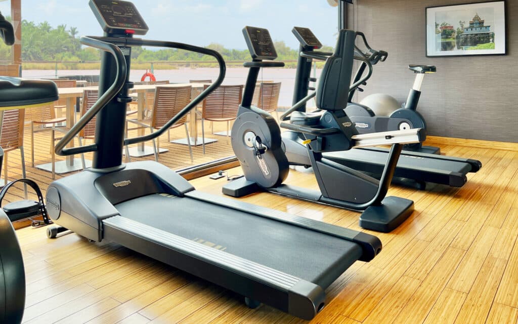 The Aqua Mekong gym.