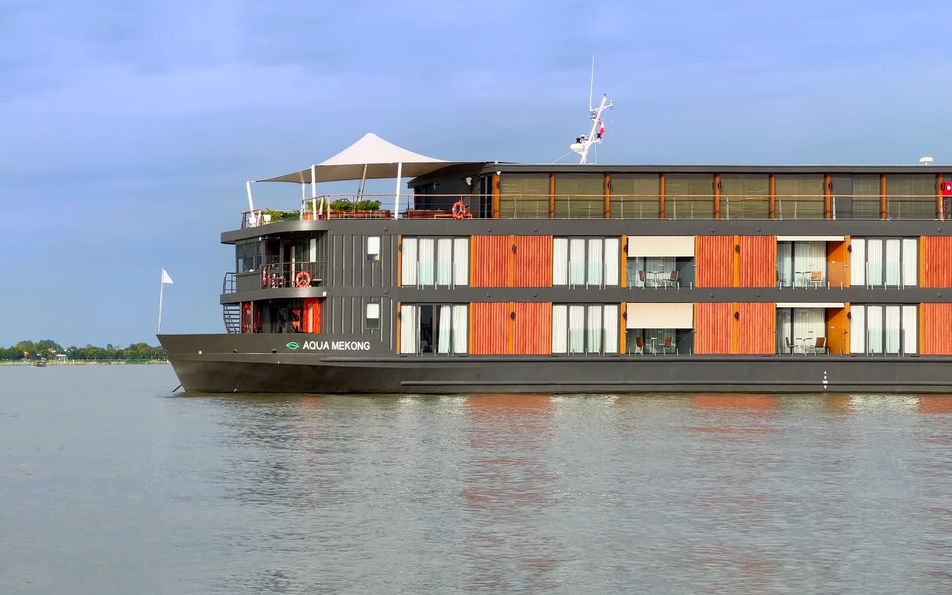 Aqua Mekong - river cruise ship.