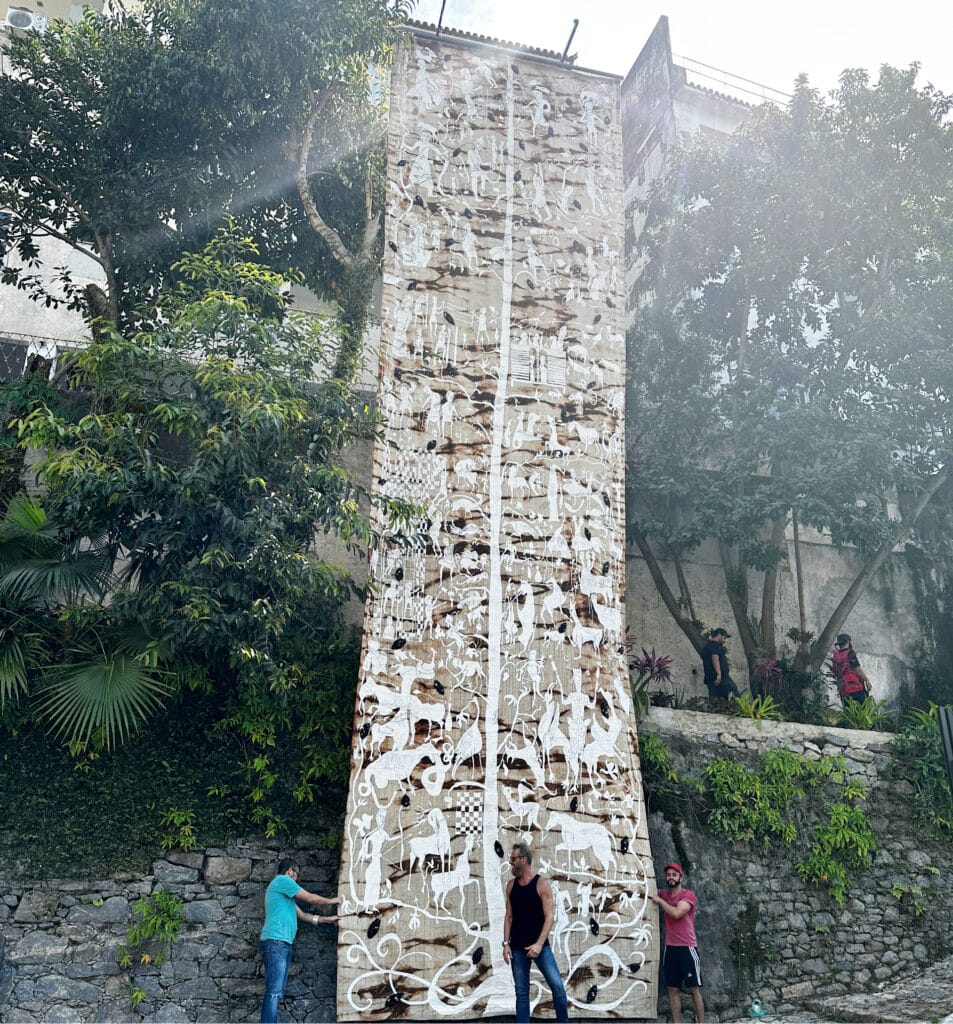 “The Enchanted Tree” created by world-renowned Brazilian artist Walter Goldfarb.