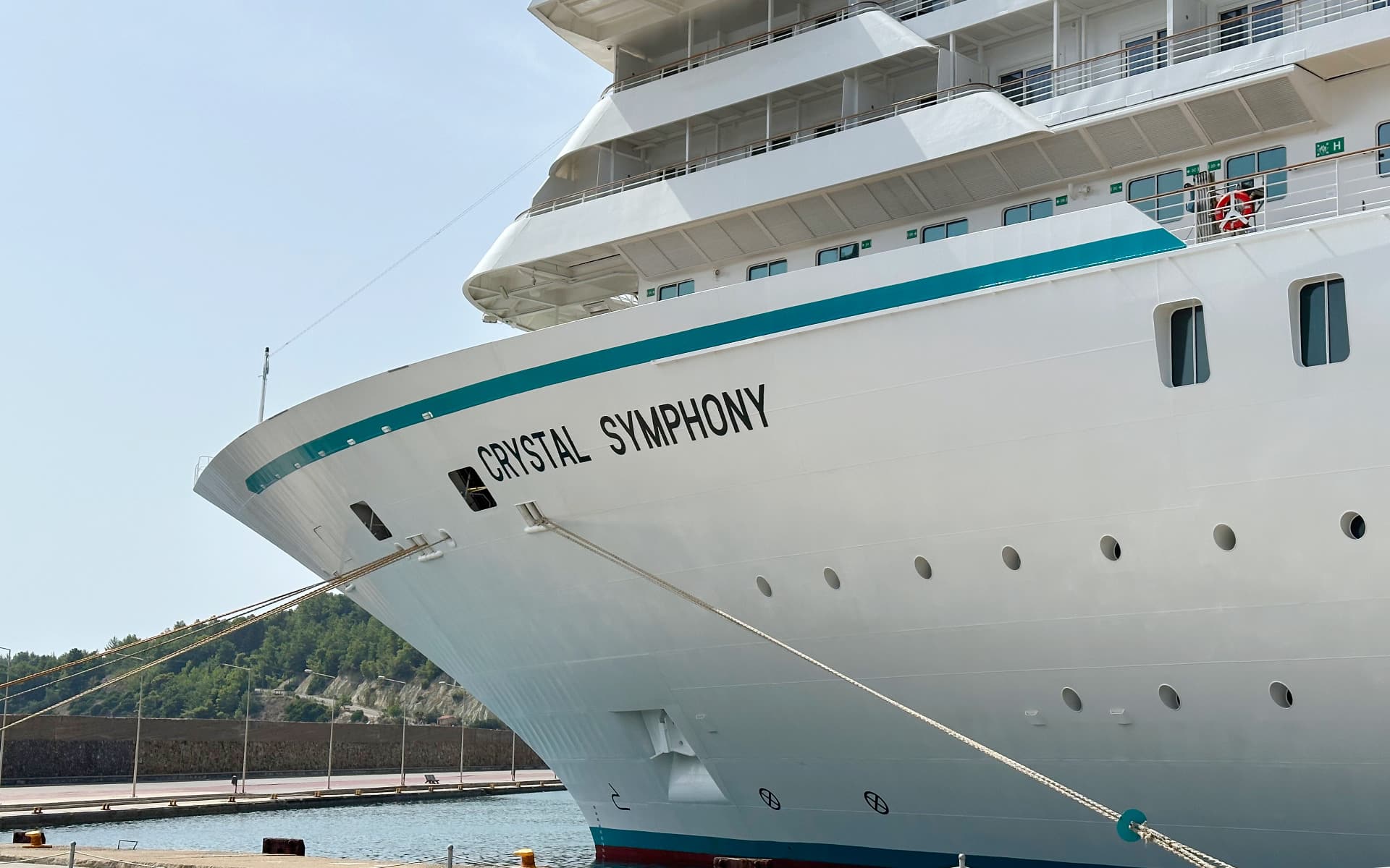 The Crystal Symphony is one of the vessels affected by the decision to cancel or re-route voyages away from the Red Sea.