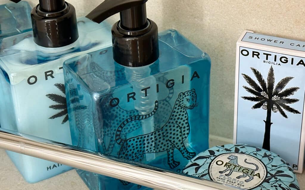 Ortigian bath products.