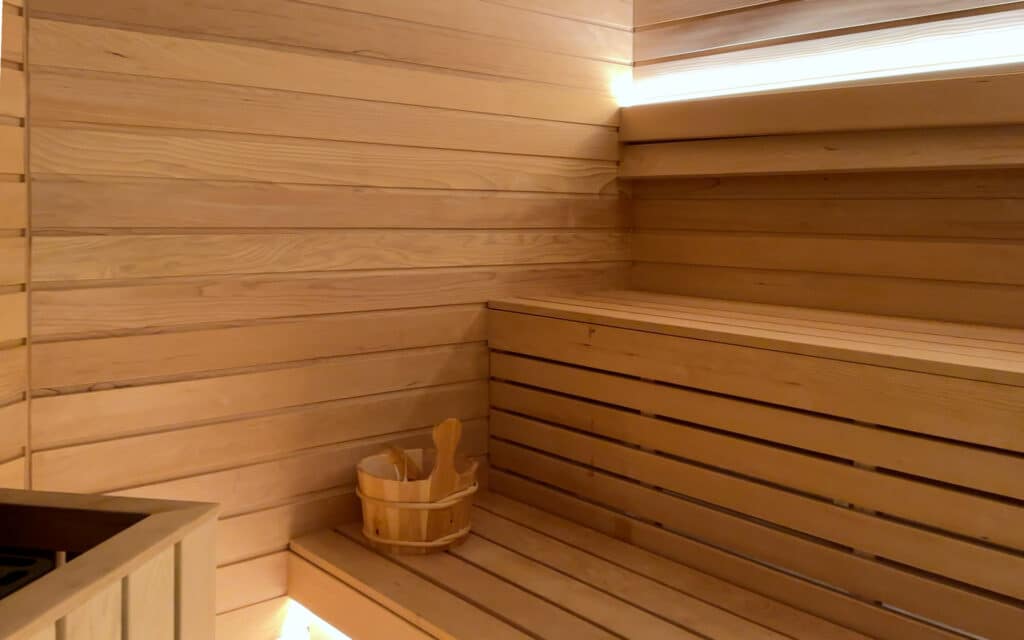 The male sauna on board Crystal Symphony.