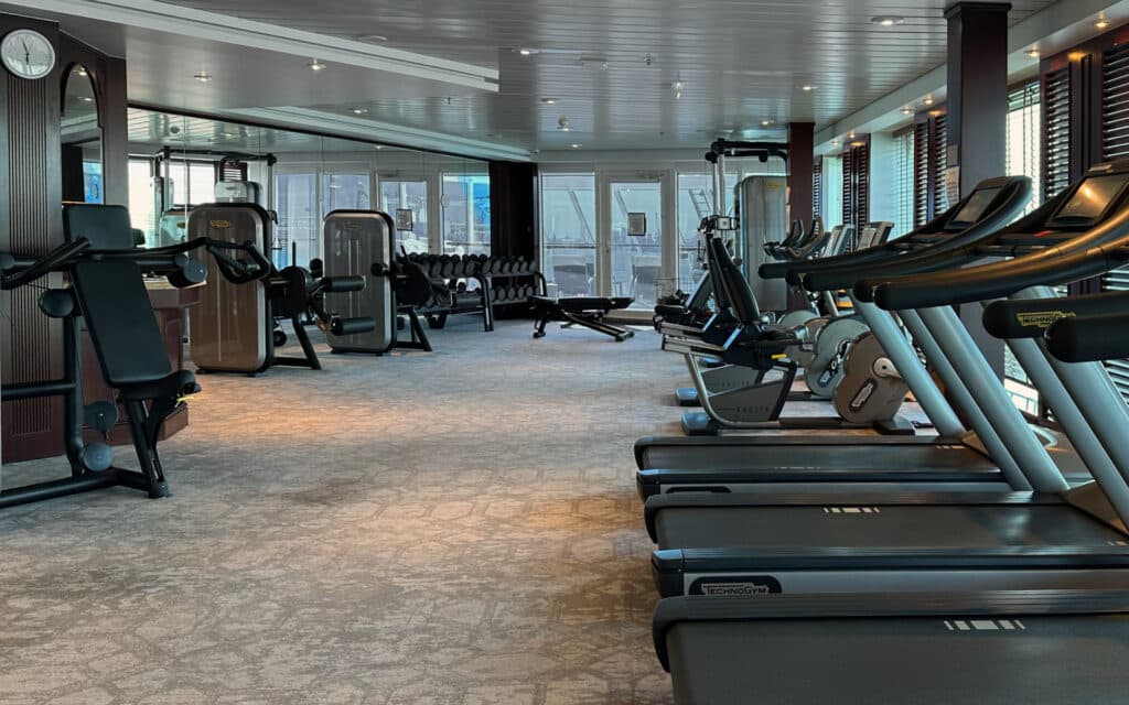 The gym on Azamara Pursuit.