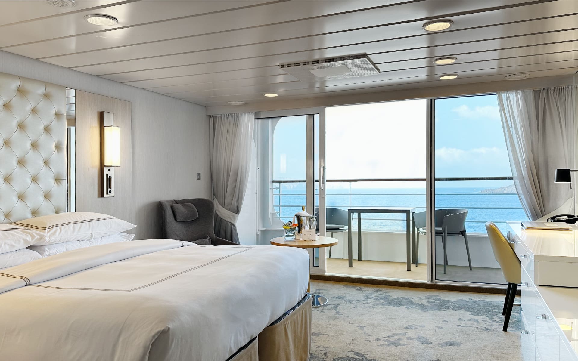 A Continent Suite on board Azamara Onward.