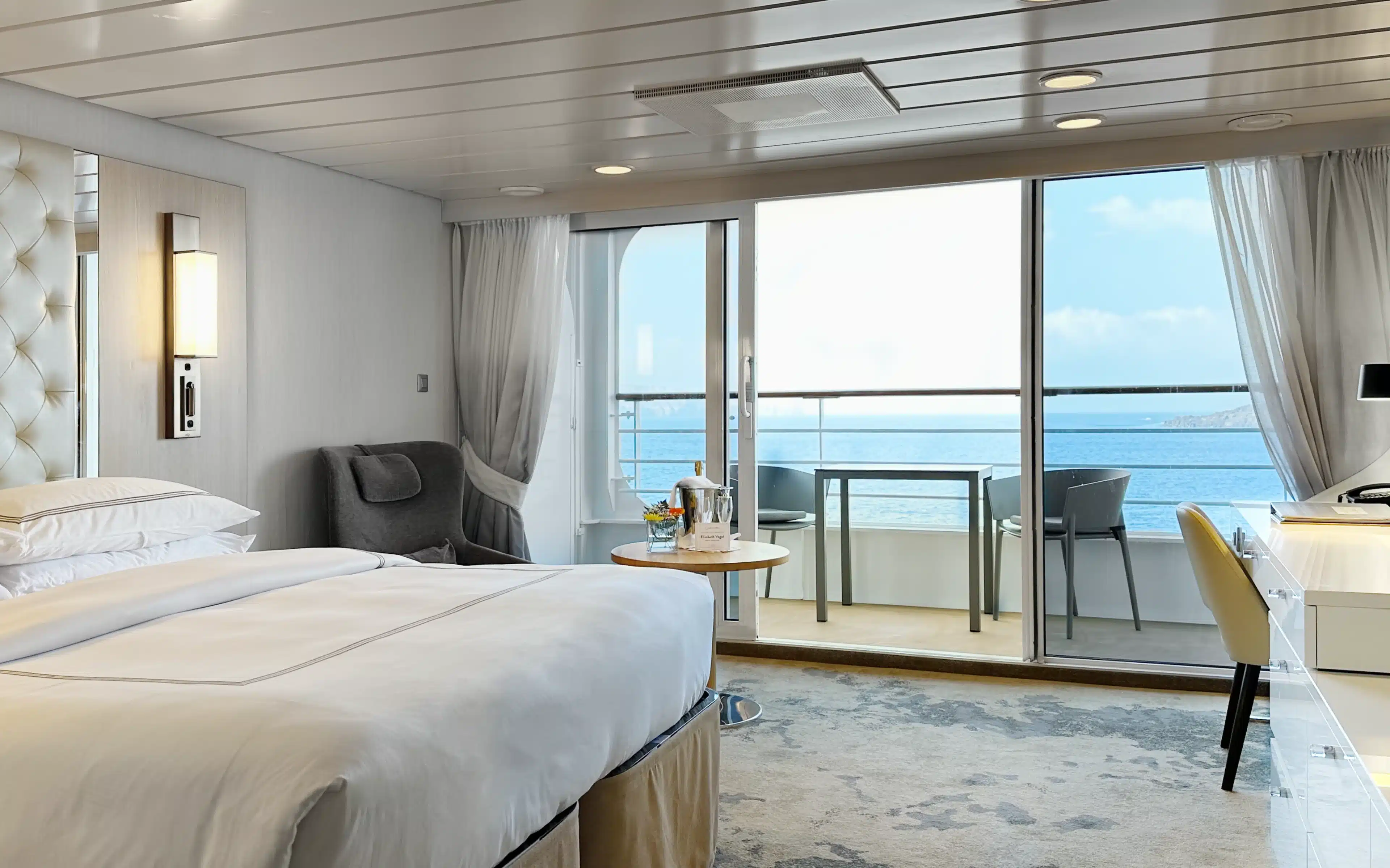 A Continent Suite on board Azamara Onward.