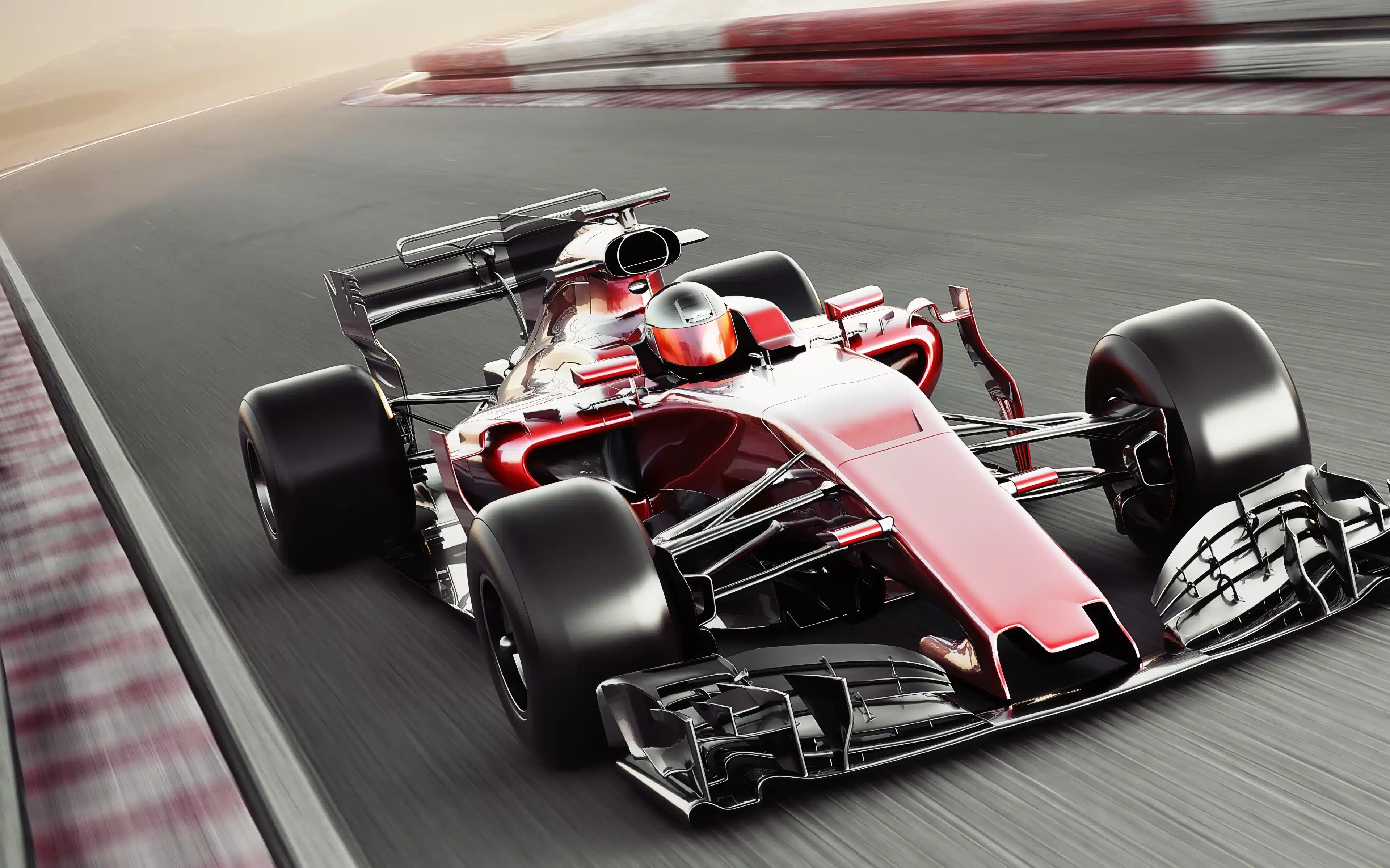A rendering of a formula 1 racing car like those at the Monaco Grand Prix.