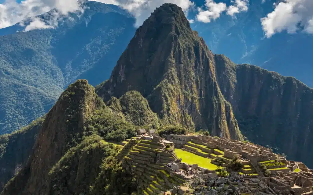Machu Picchu in Peru.