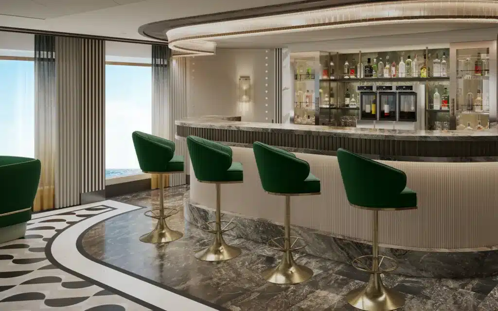 The Charteuse restaurant aboard Seven Seas Prestige (rendering).