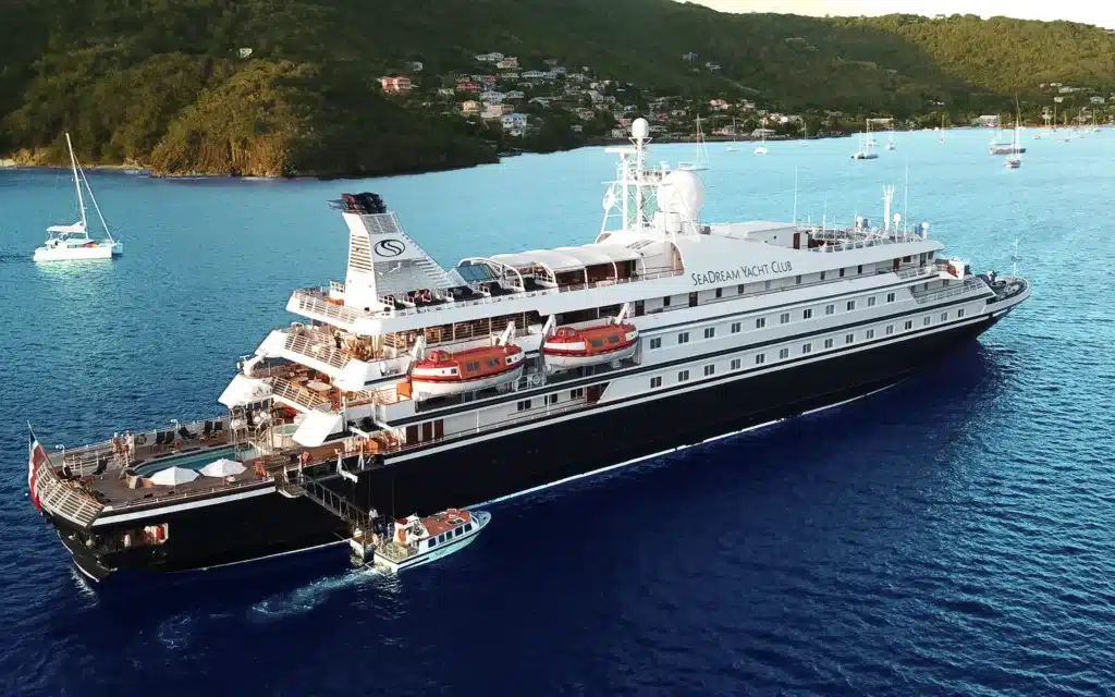 The SeaDream II cruise ship.