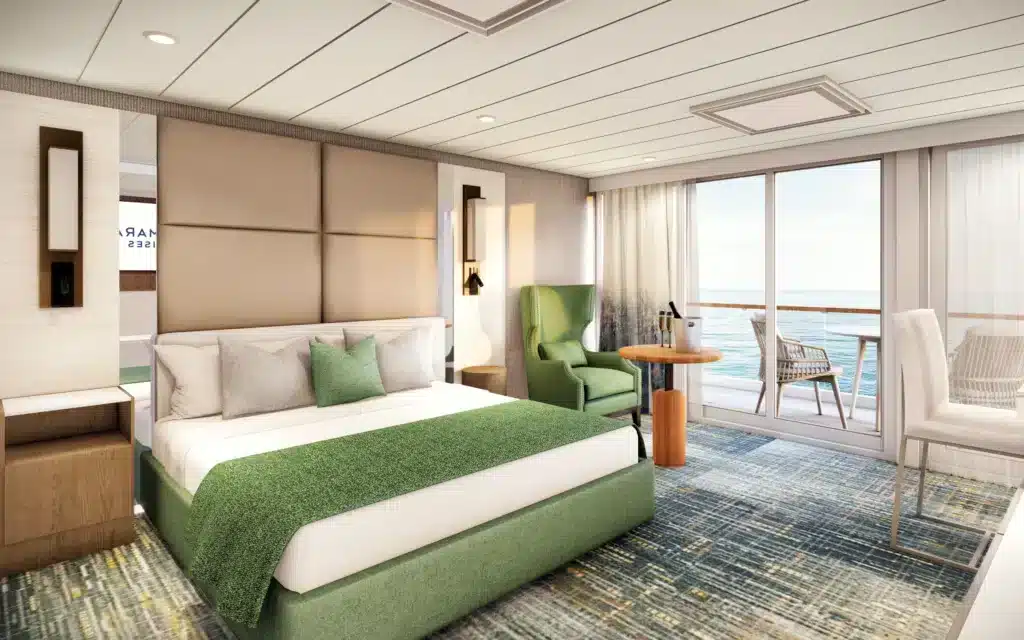 A refreshed Azamara Continent Suite.