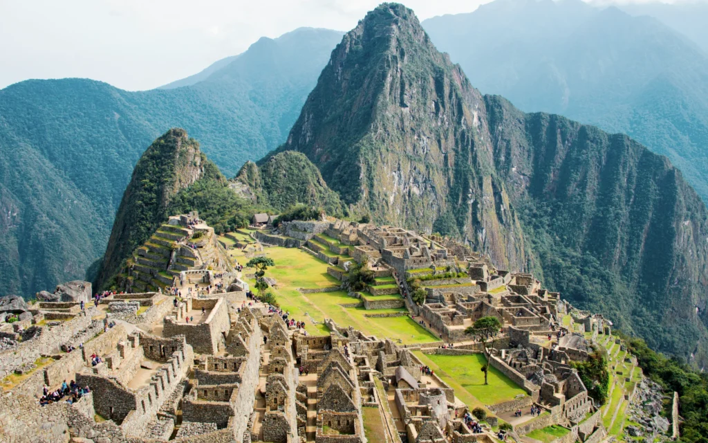 Machu Picchu (Peru, Southa America), a UNESCO World Heritage Site.