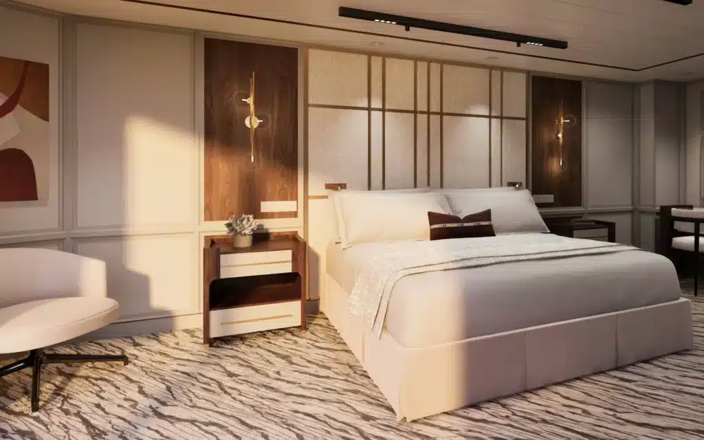 Skyview Regent Suite master bedroom.